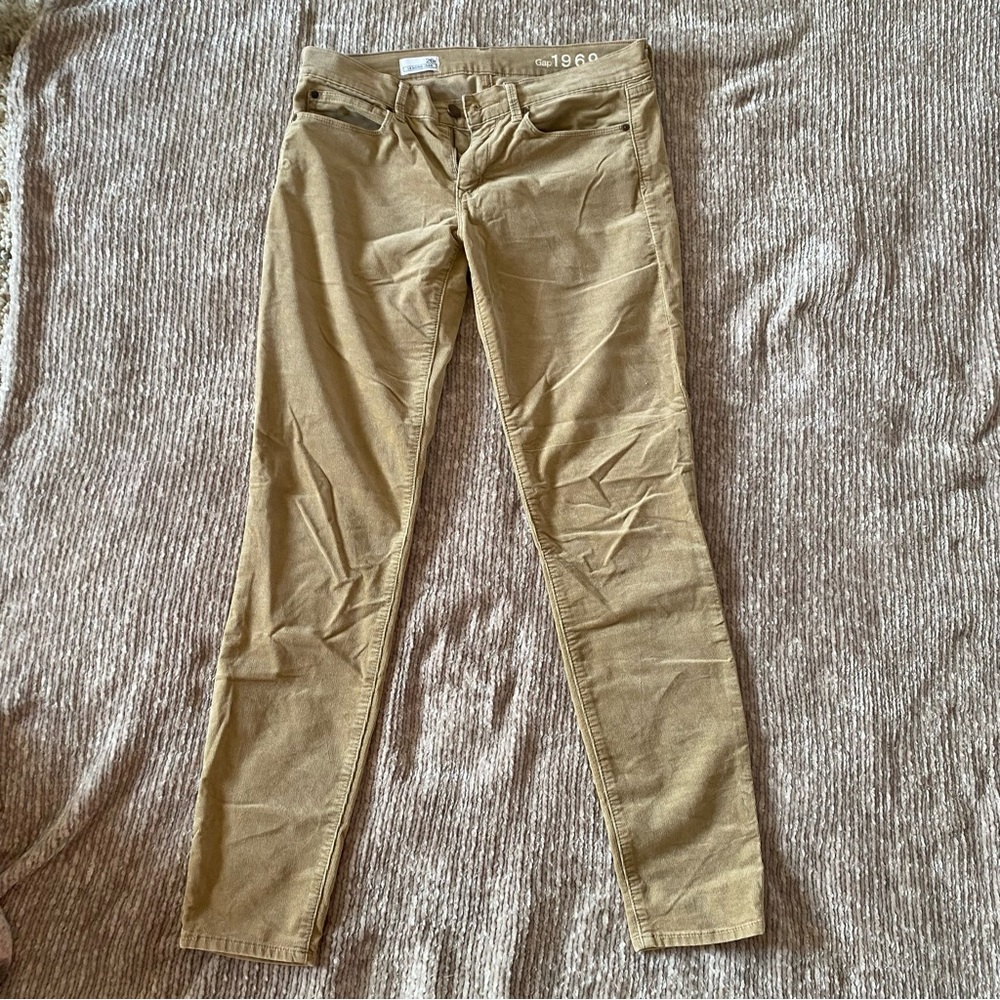 Gap Corduroy Legging Jeans, Emerald Green, Size 26r, Like New